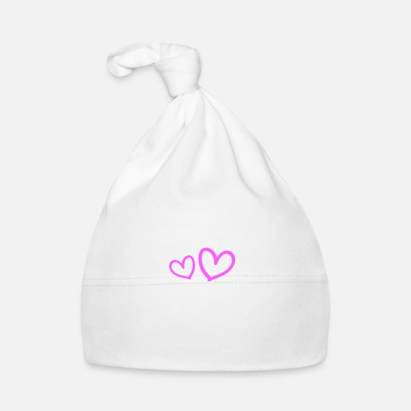 Beste Oma Herz Liebe Baby Bio-Mütze