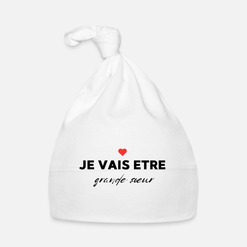 Ich werde eine große Schwester sein Baby Bio-Mütze