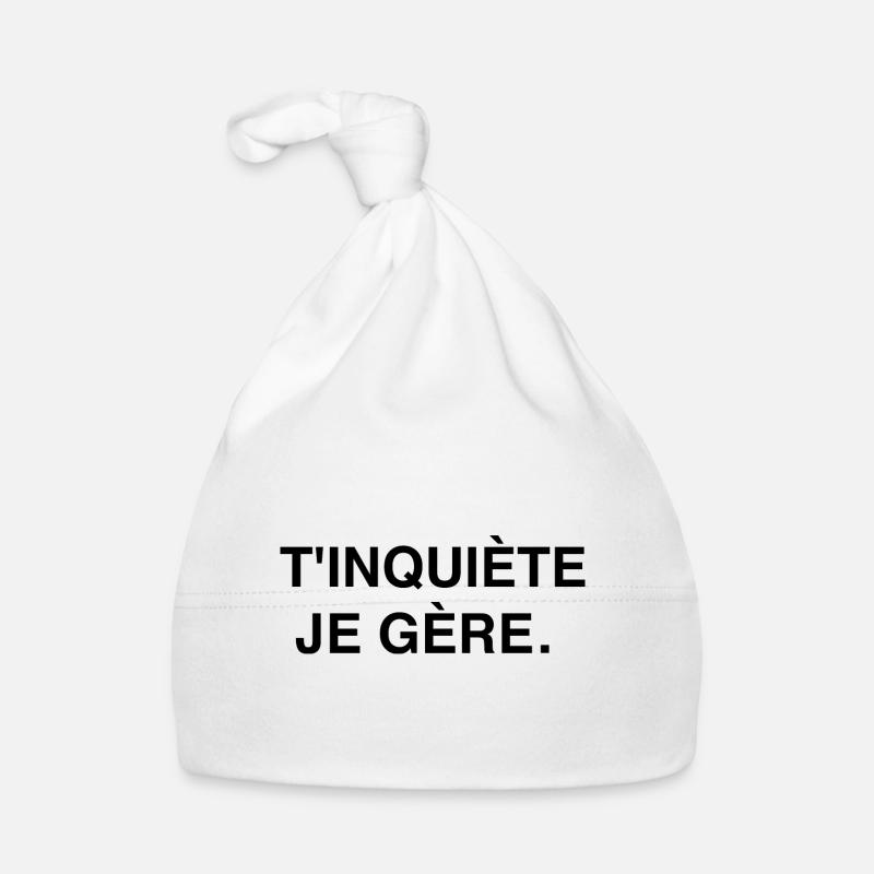 T-Shirt, mach dir keine Sorgen, ich schaffe es. Mode Humor Geschenk Baby Bio-Mütze