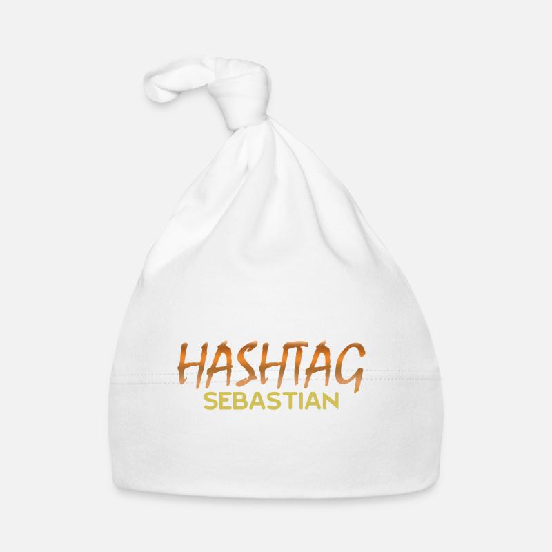 Hashtag Social Media SEBASTIAN Sebastian Baby Bio-Mütze