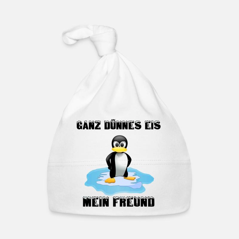 Ganz Dünnes Eis - Mein Freund - Pinguin fun4m3 Baby Bio-Mütze