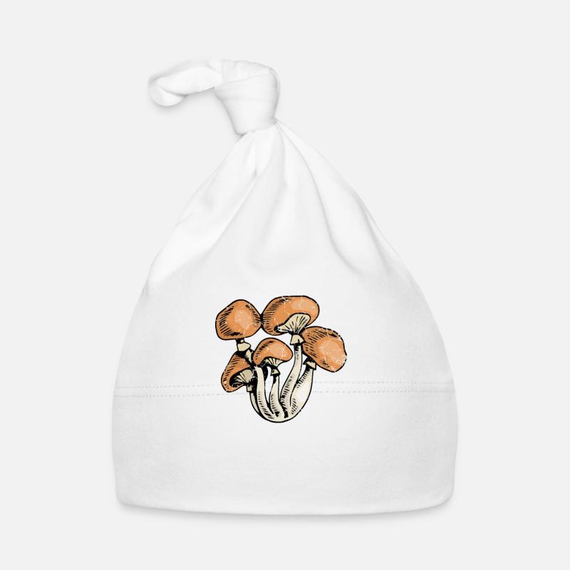 Champignon psychédélique, hippie Bonnet bio Bébé