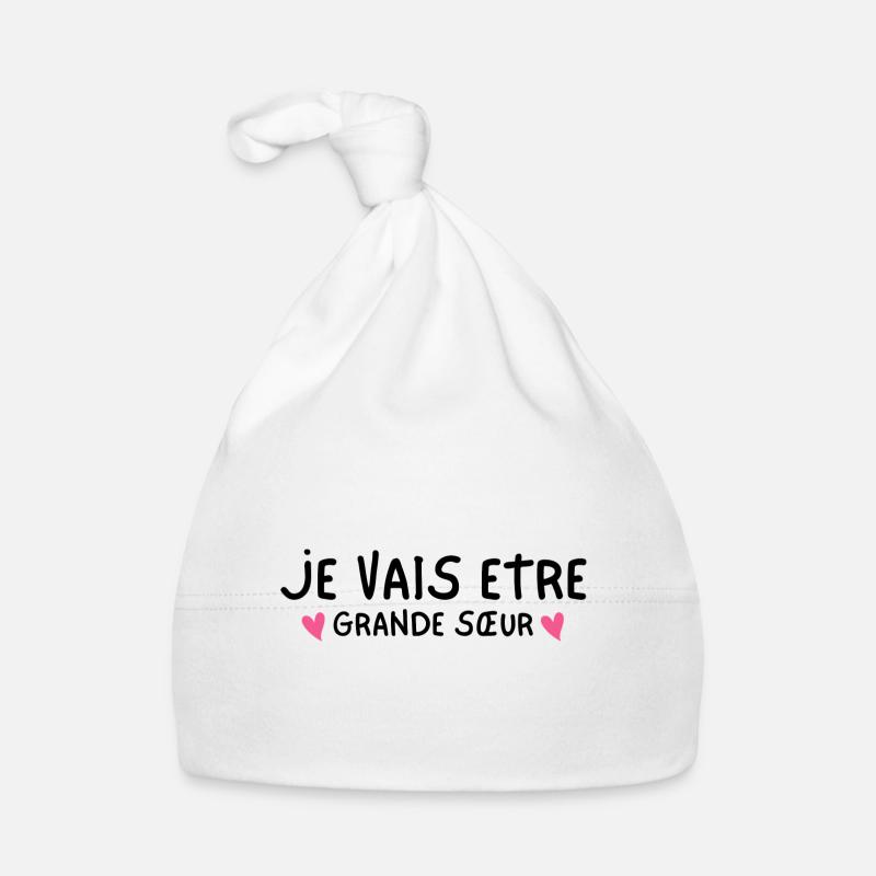 Ich werde eine große Schwester sein Baby Bio-Mütze