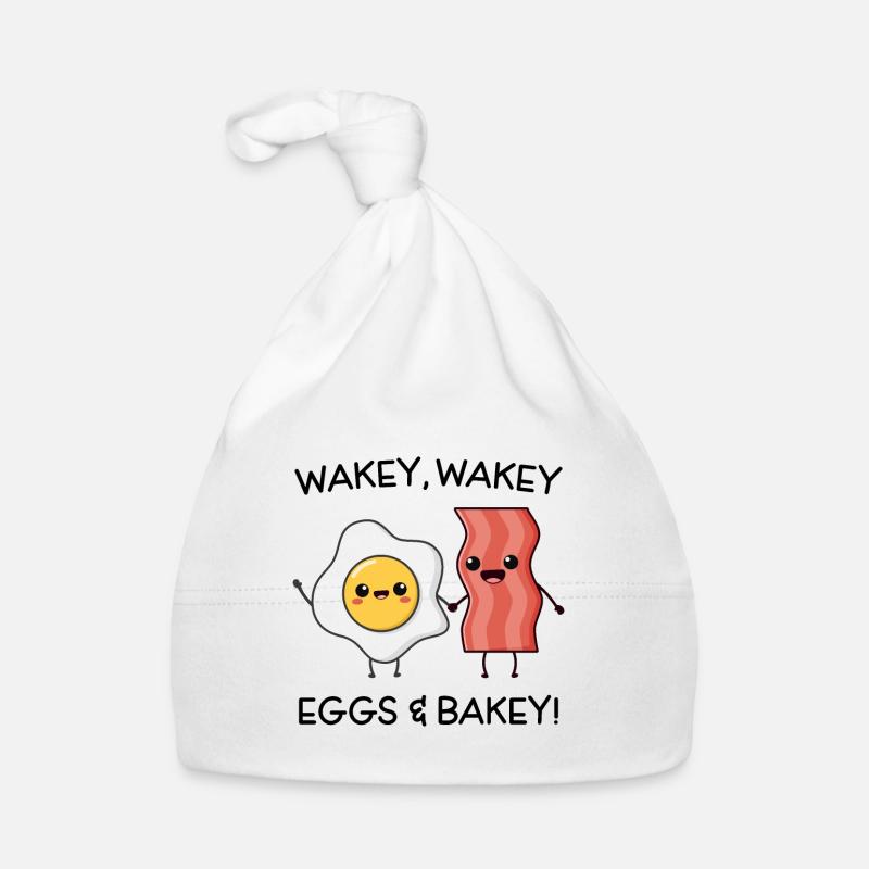 Wakey Wakey Eggs and Bakey Organic Baby Cap