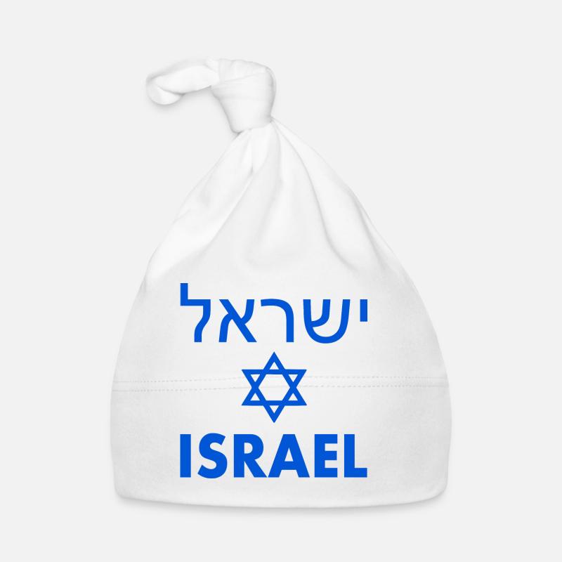 Israel - Bonnet bio Bébé - blanc
