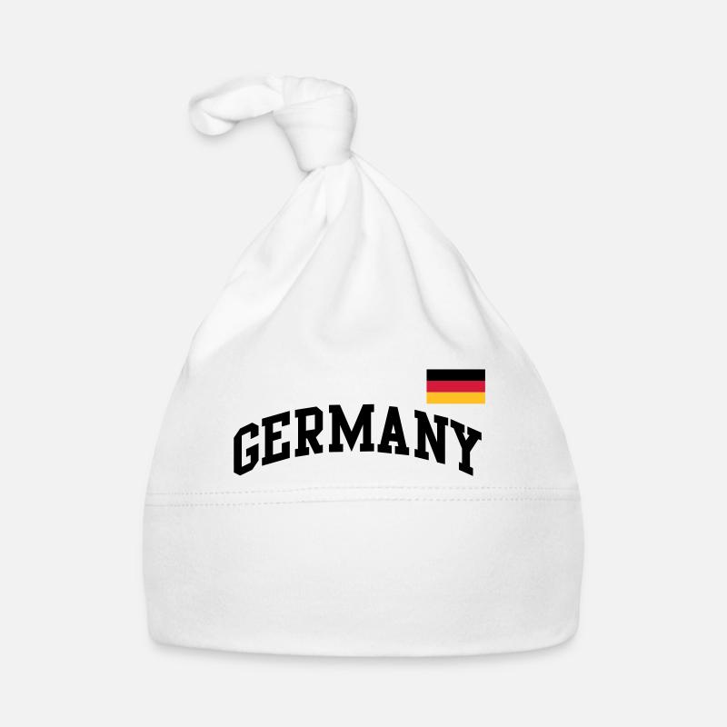 Germany flag - Germany Germany flag flag - Organic Baby Cap - white