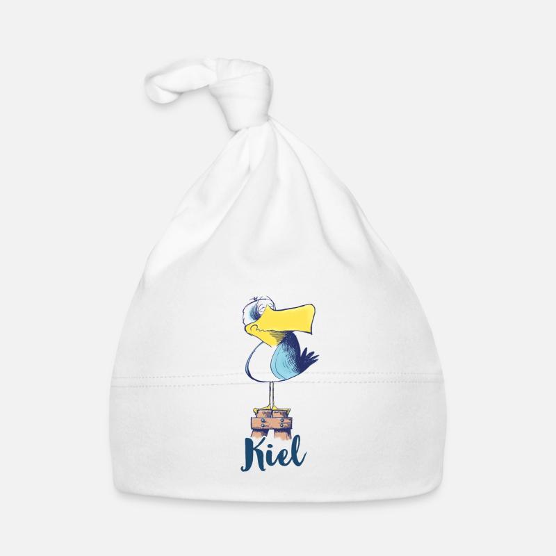 Freche Kiel Möwe Baby Bio-Mütze