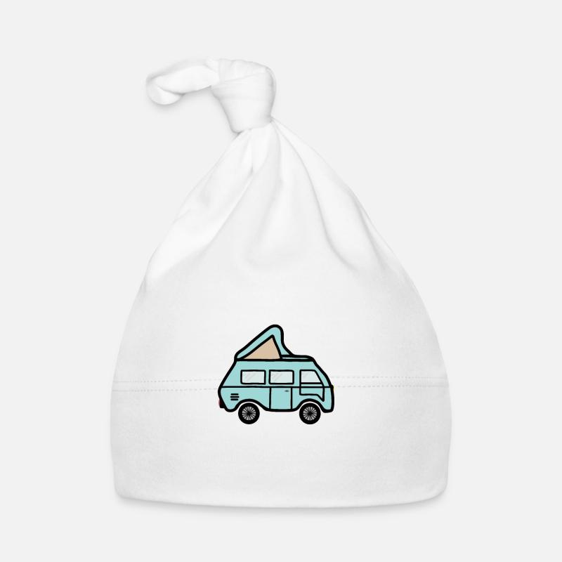 Camper Cartoon Comic Baby Bio-Mütze