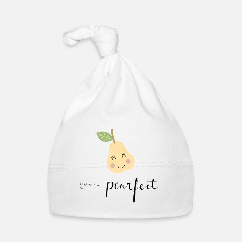 Birne Spruch Baby Bio-Mütze