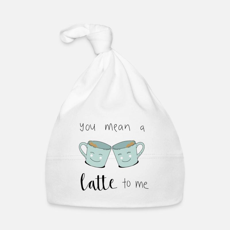 Café latte Bonnet bio Bébé