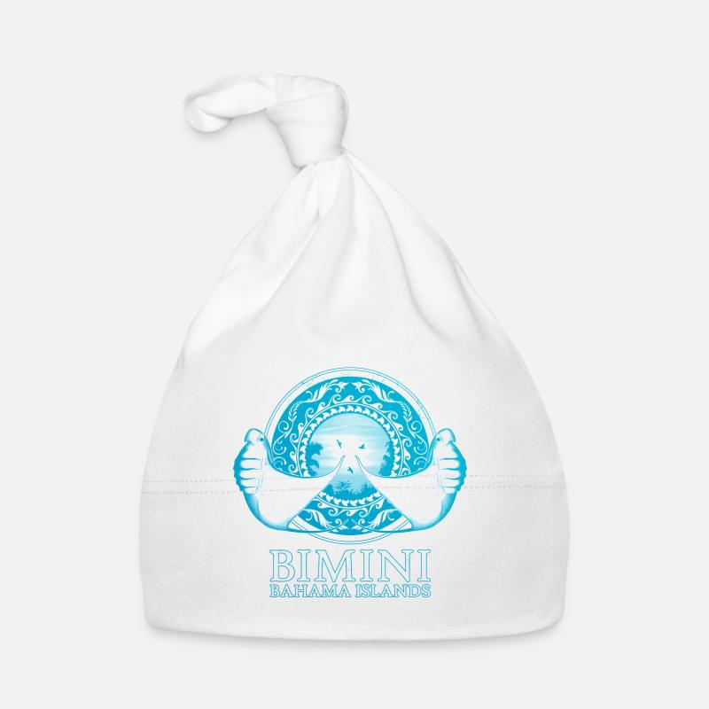 Manta rays Bimini Bahamas Organic Baby Cap