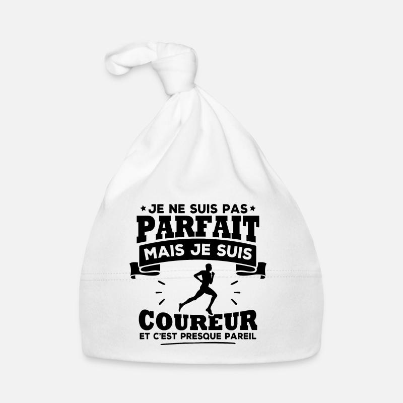 Pas parfait mais je suis coureur Bonnet bio Bébé