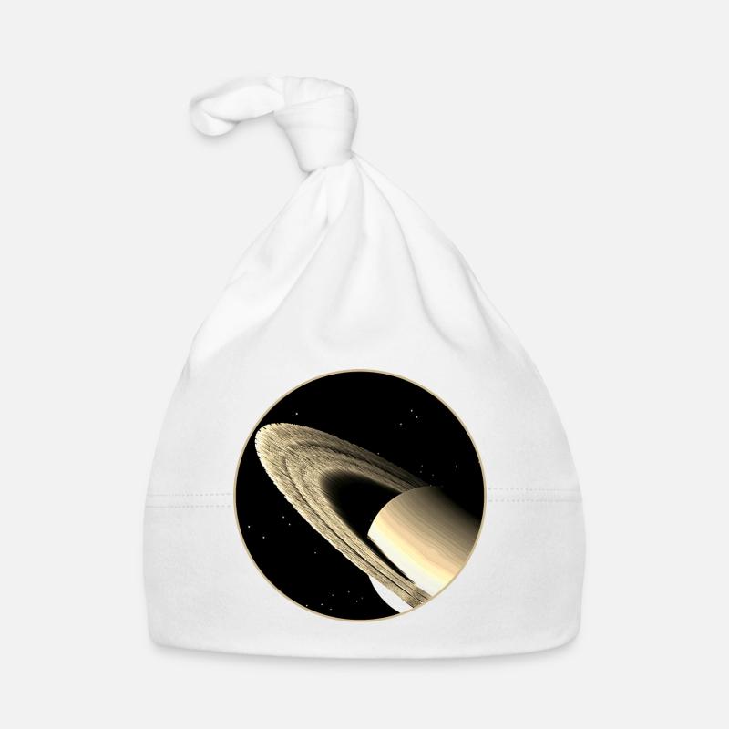 Saturn Planet Saturn Rings Space Universe Organic Baby Cap
