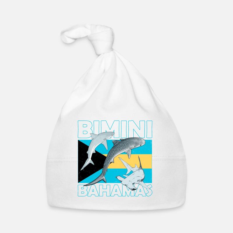 Bimini Bahamas Flag Organic Baby Cap