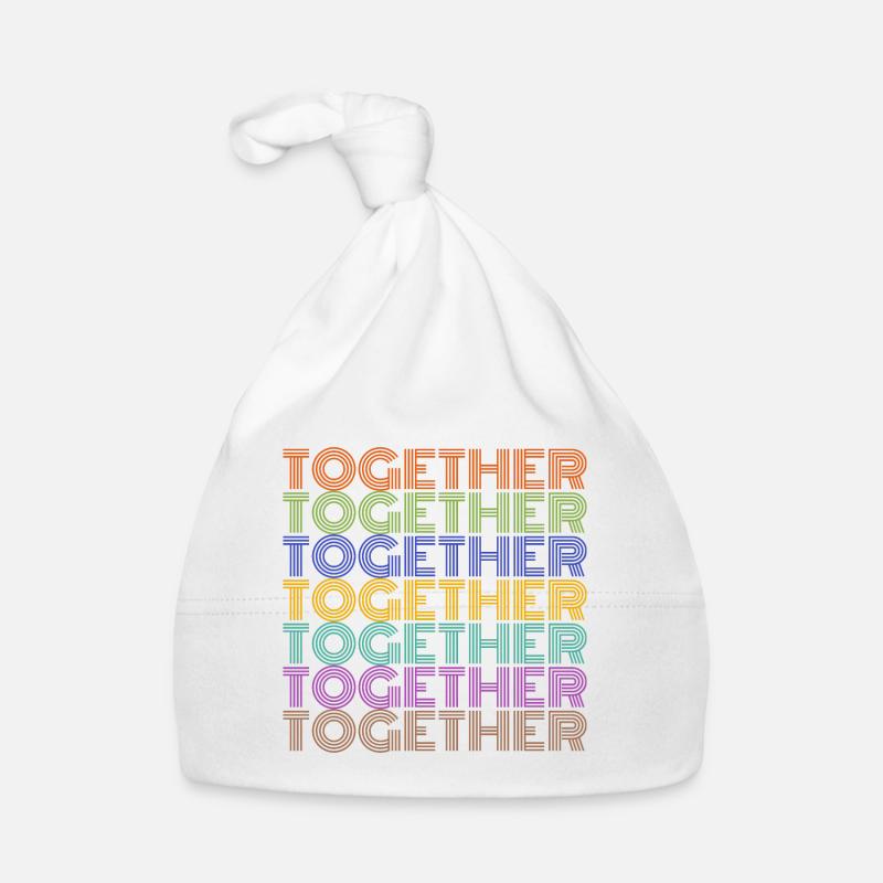Together Schrift Geschenk Baby Bio-Mütze