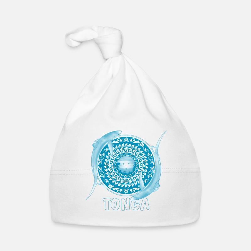 Tonga Blue Sharks Bonnet bio Bébé