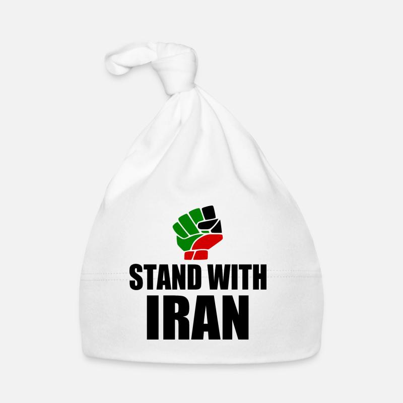 Stand with iran Baby Bio-Mütze