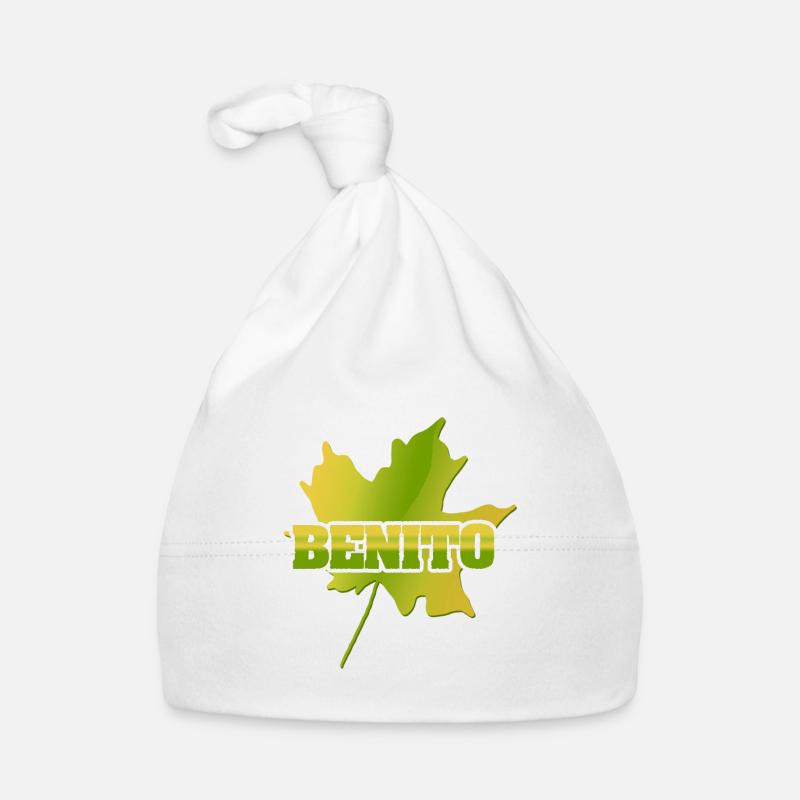 Benito à la feuille d’érable d’automne Bonnet bio Bébé