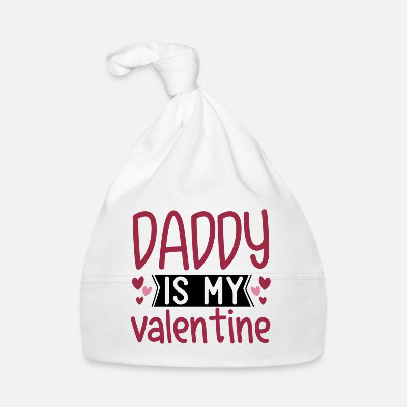 Daddy Is My Valentine Baby Bio-Mütze