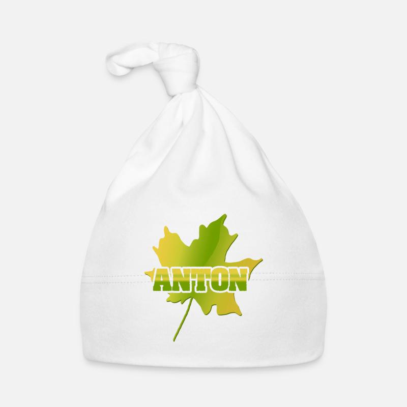 Autumn Maple Leaf Anton Organic Baby Cap
