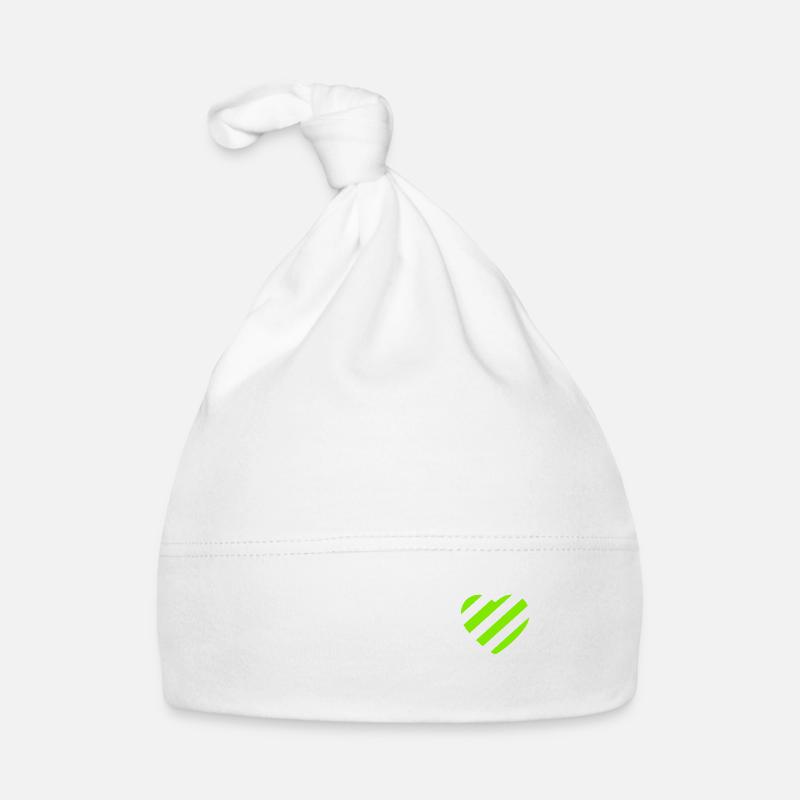 Coeur vert Bonnet bio Bébé