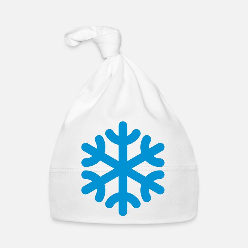 Schneeflocke / Snowflake Baby Bio-Mütze