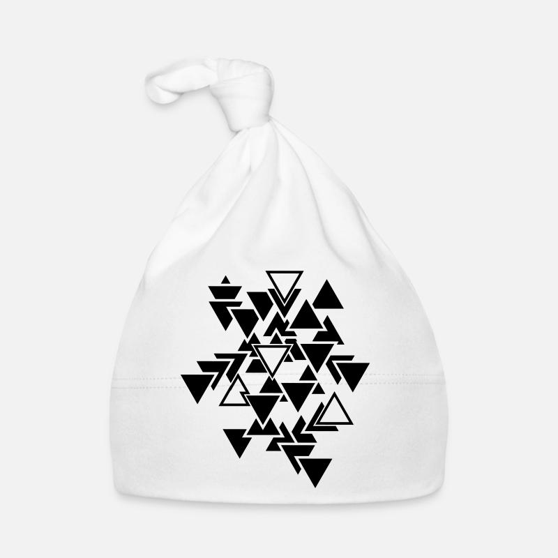 Triangles graphic pattern Organic Baby Cap