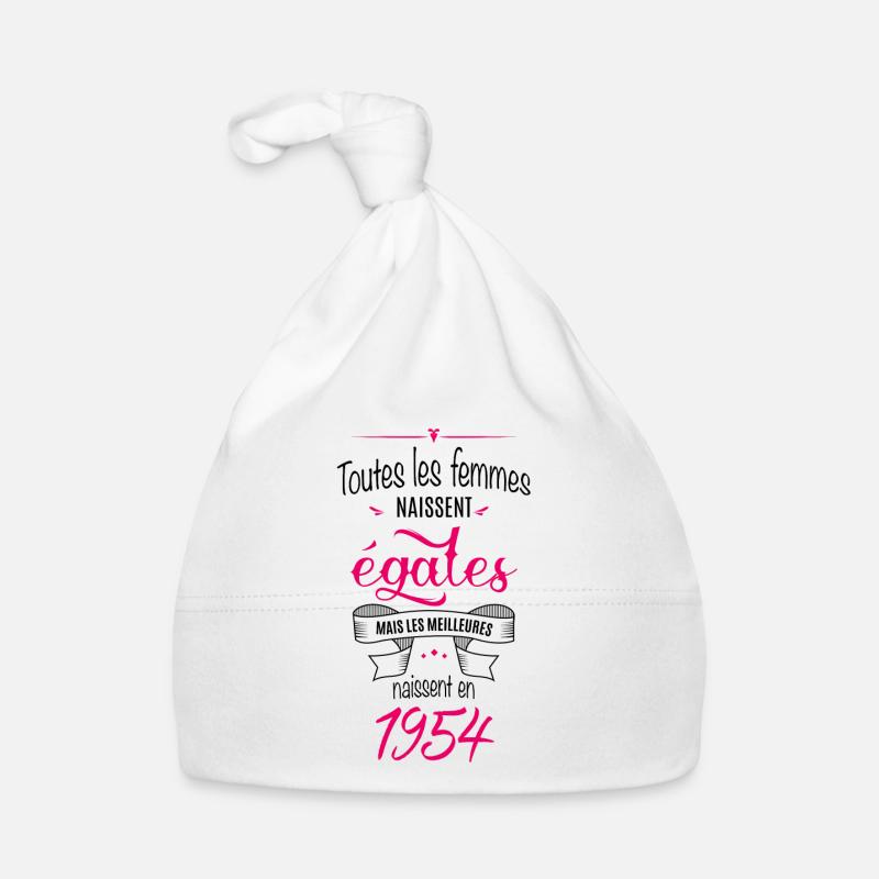 Année 1954 Bonnet bio Bébé