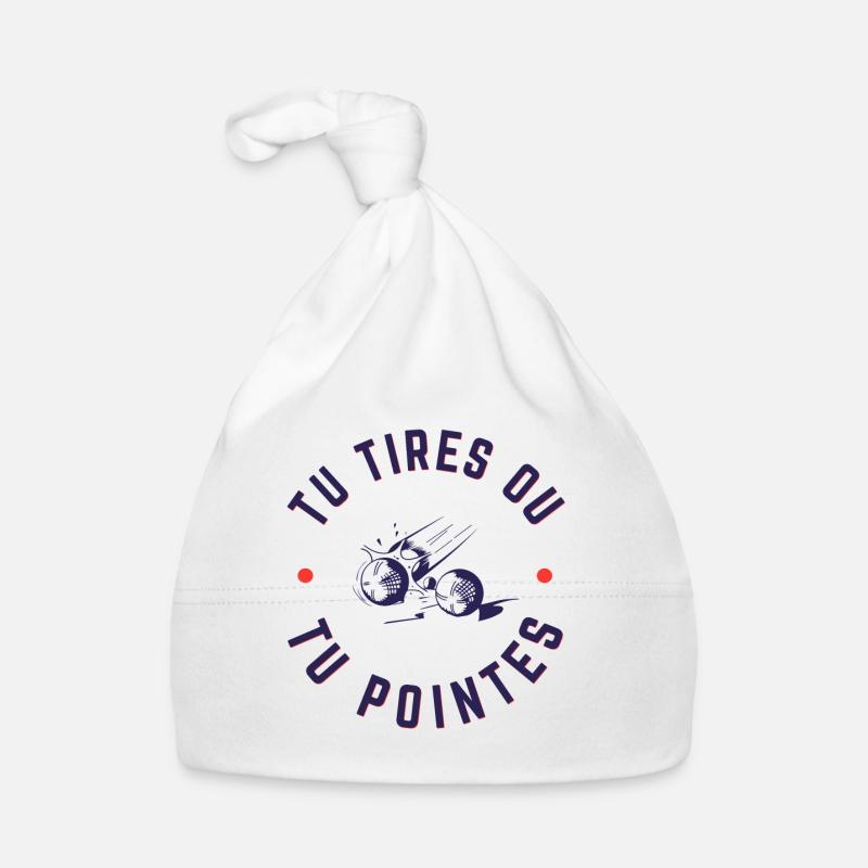 Tu tires ou tu pointes Bonnet bio Bébé