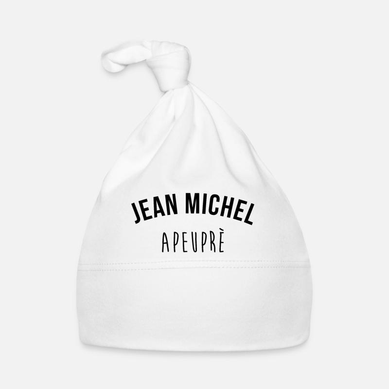 Jean Michel Apeuprès - Bonnet bio Bébé - blanc
