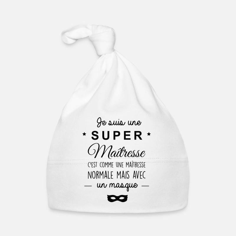 Une super maîtresse Bonnet bio Bébé