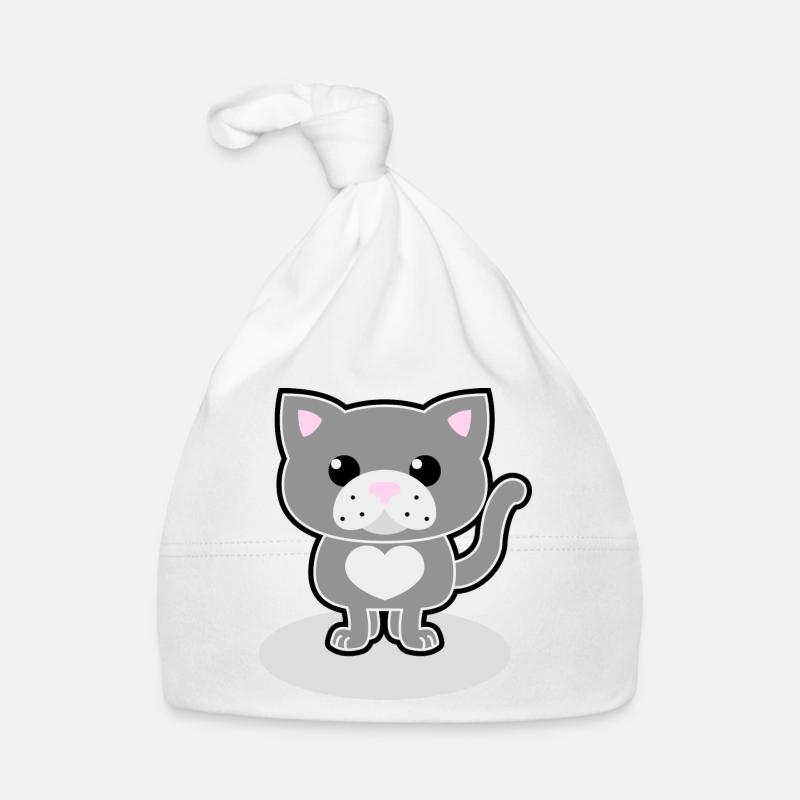 chat doux Bonnet bio Bébé