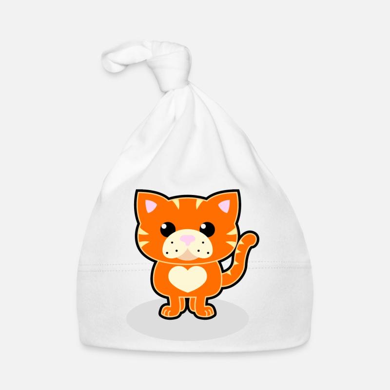 chat doux Bonnet bio Bébé