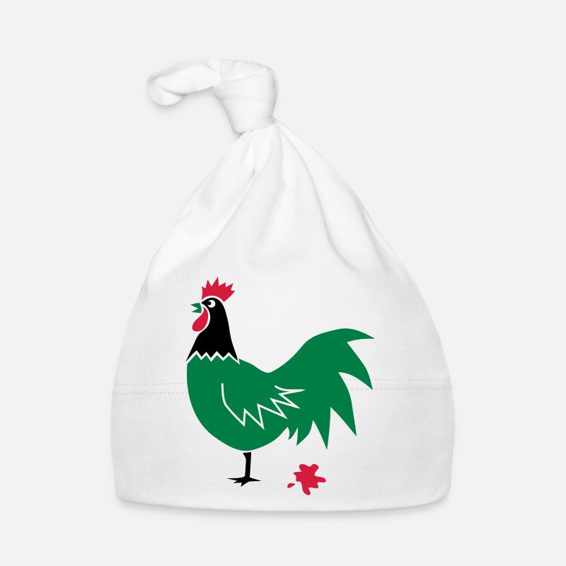huhn verrückt crazy chick ente gans vogel kack Baby Bio-Mütze