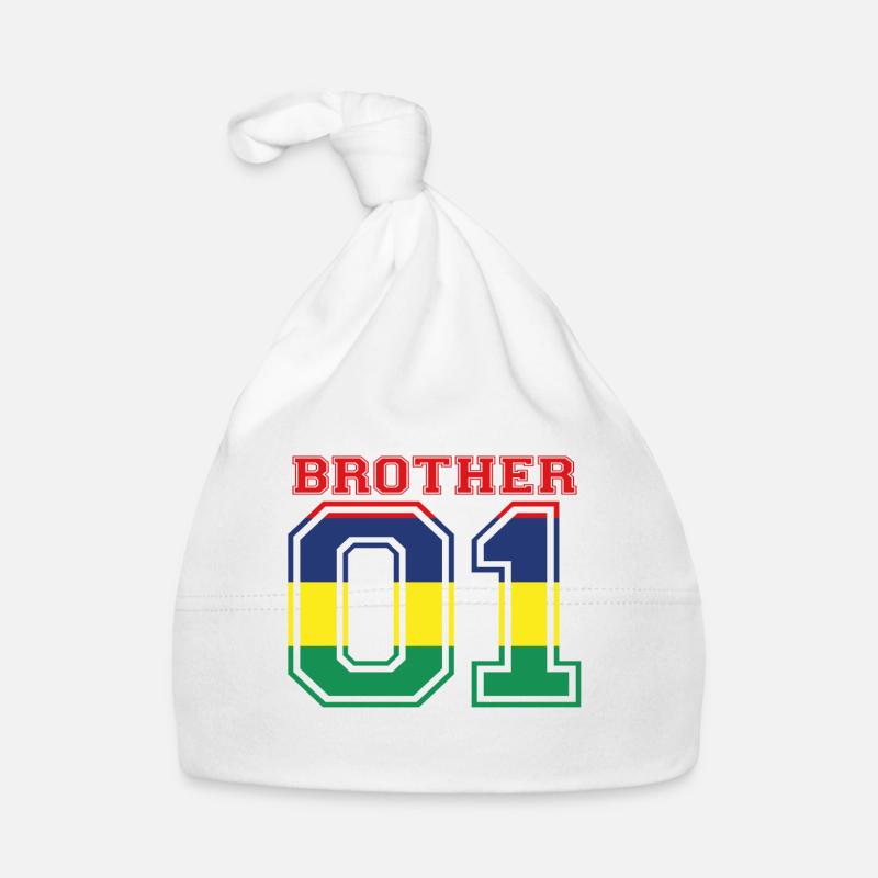 bruder brother 01 king Mauritius Baby Bio-Mütze