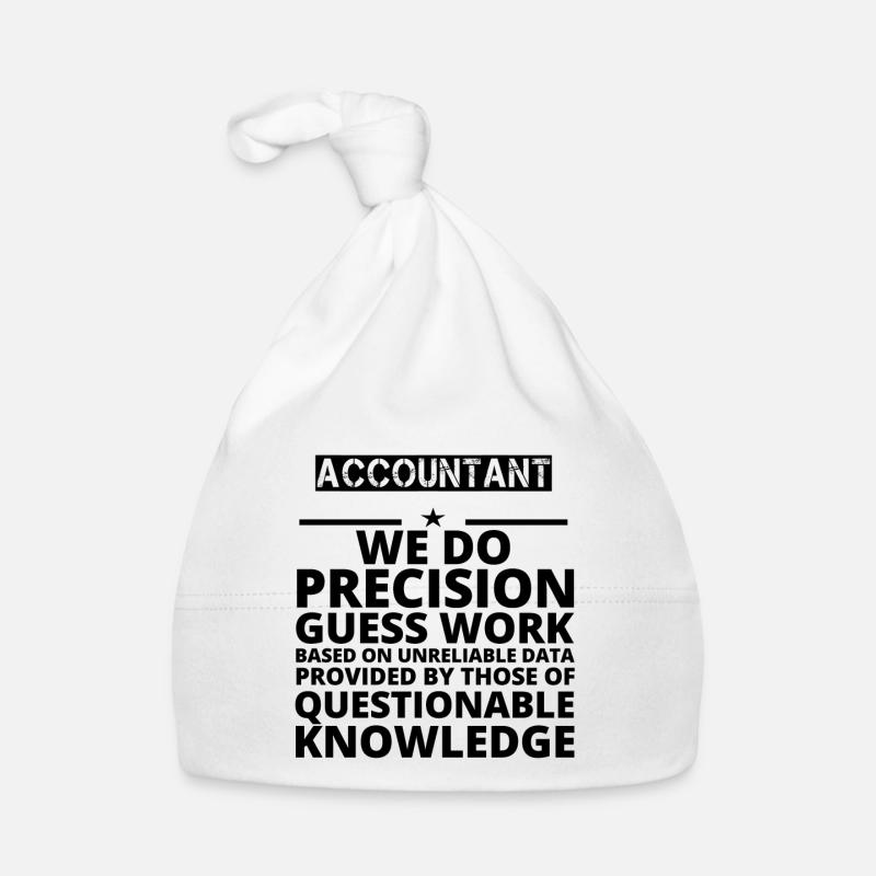 gift problem precision job ACCOUNTANT - Baby Bio-Mütze - Weiß