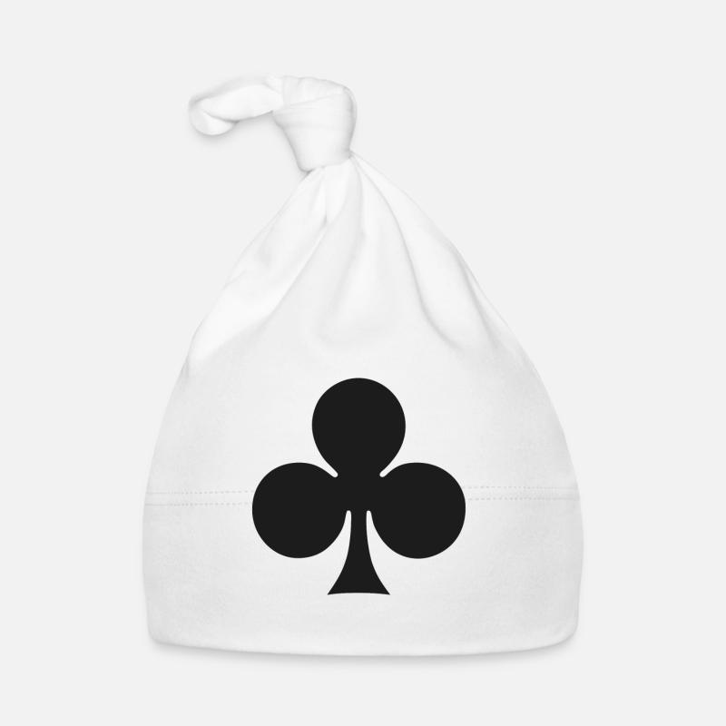 Croix / Hangout - Symbole - Bonnet bio Bébé - blanc