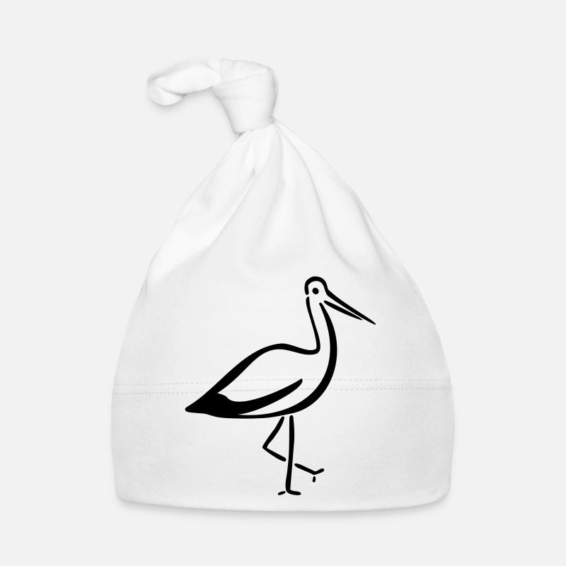 Cigogne Bonnet bio Bébé