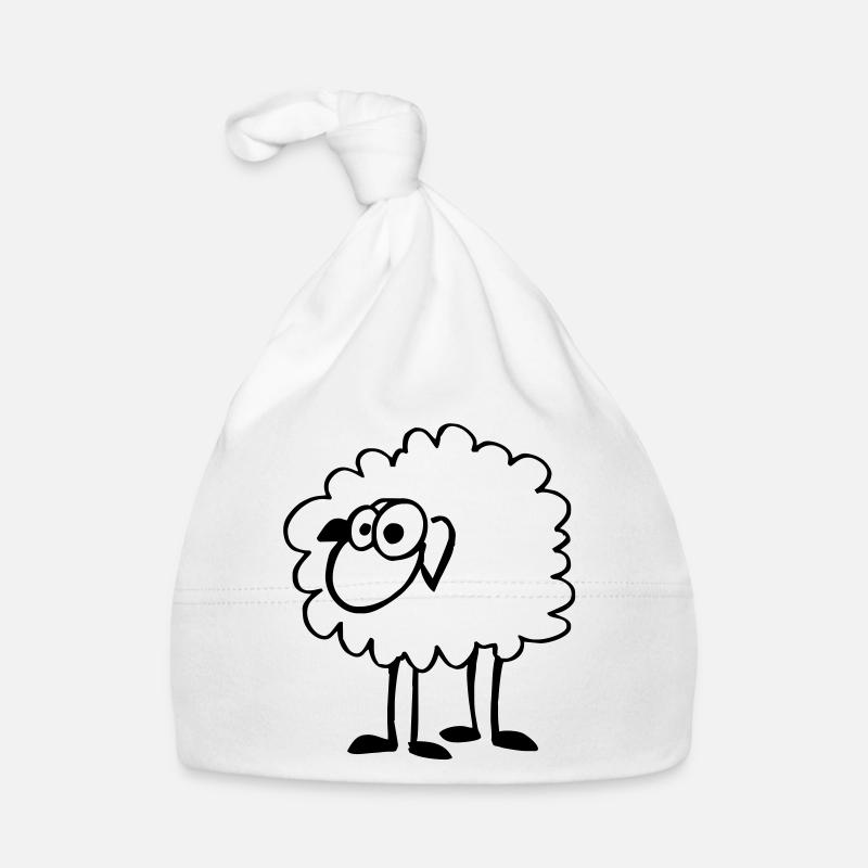 lustiges schaf Baby Bio-Mütze