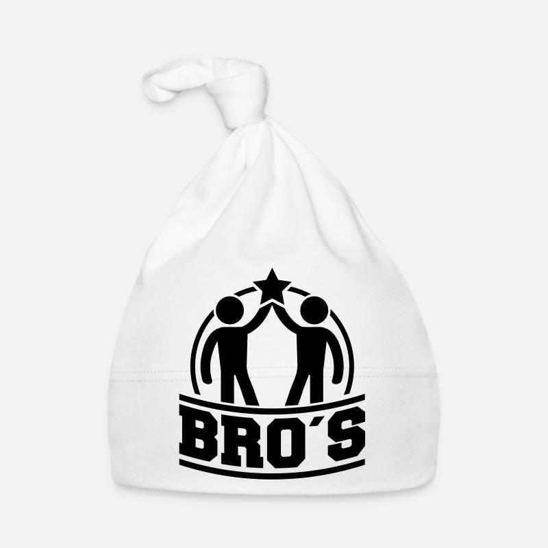 bros_design_t1 Baby Bio-Mütze