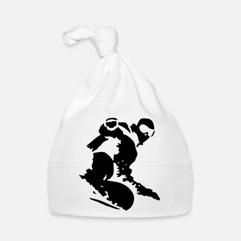 Snowboarding Baby Bio-Mütze