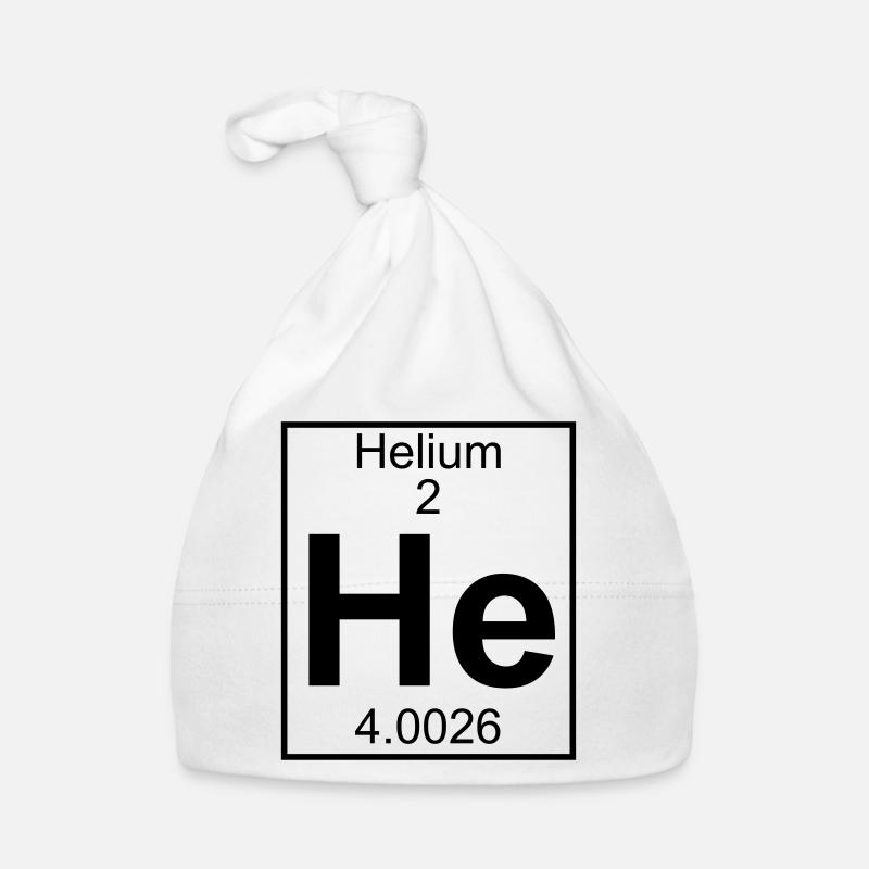 Periodic table element 2 - He (helium) - BIG Baby Bio-Mütze