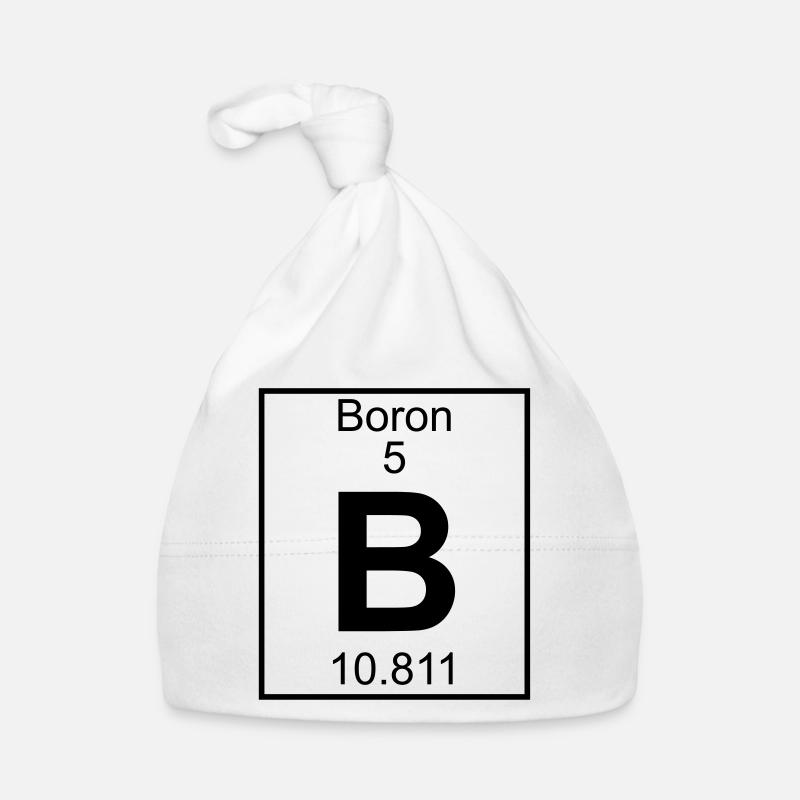 Periodic table element 5 - B (boron) - BIG Bonnet bio Bébé