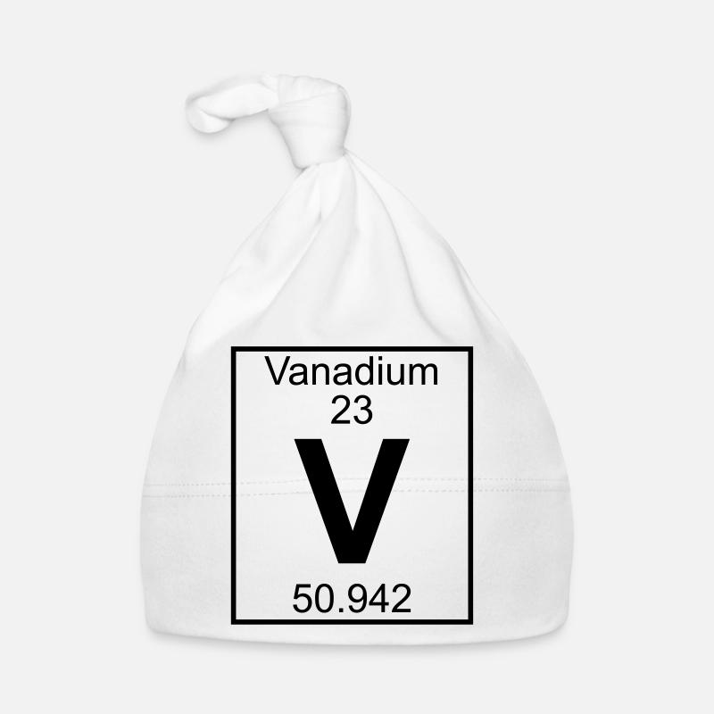 Vanadium (V) (element 23) Organic Baby Cap