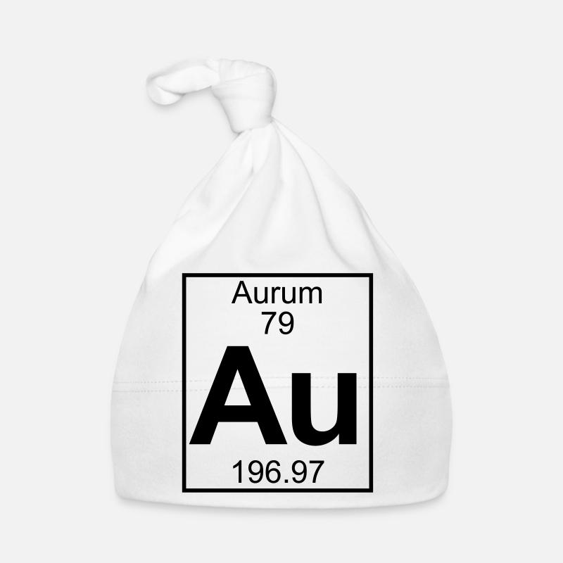 Aurum (Au) (element 79) Organic Baby Cap