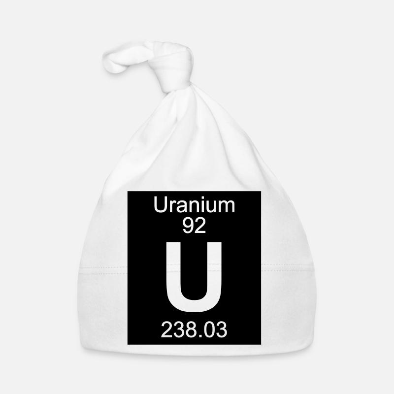 Uranium (U) (element 92) Organic Baby Cap