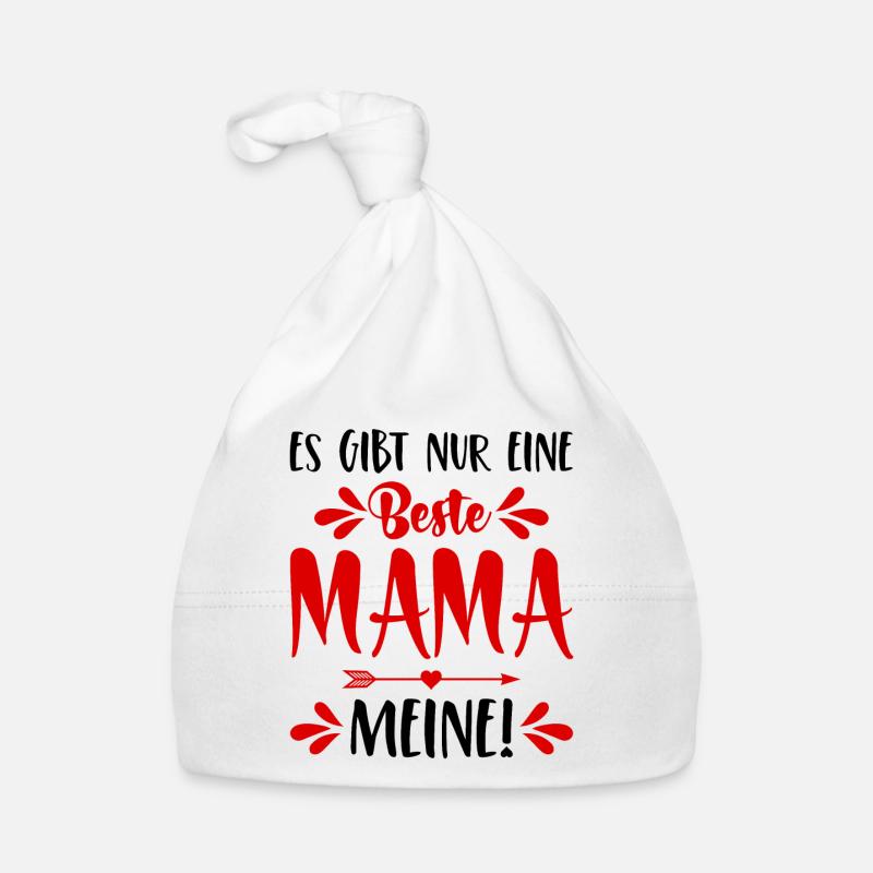 Es gibt nur eine beste Mama Meine! Muttertag Baby Bio-Mütze