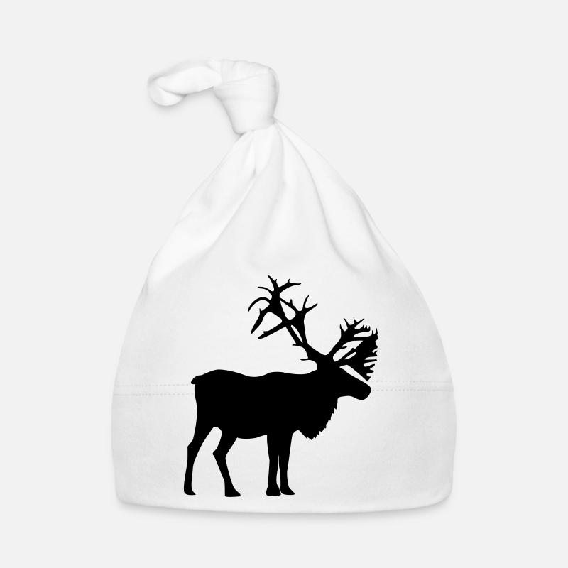 Caribou - Bonnet bio Bébé - blanc