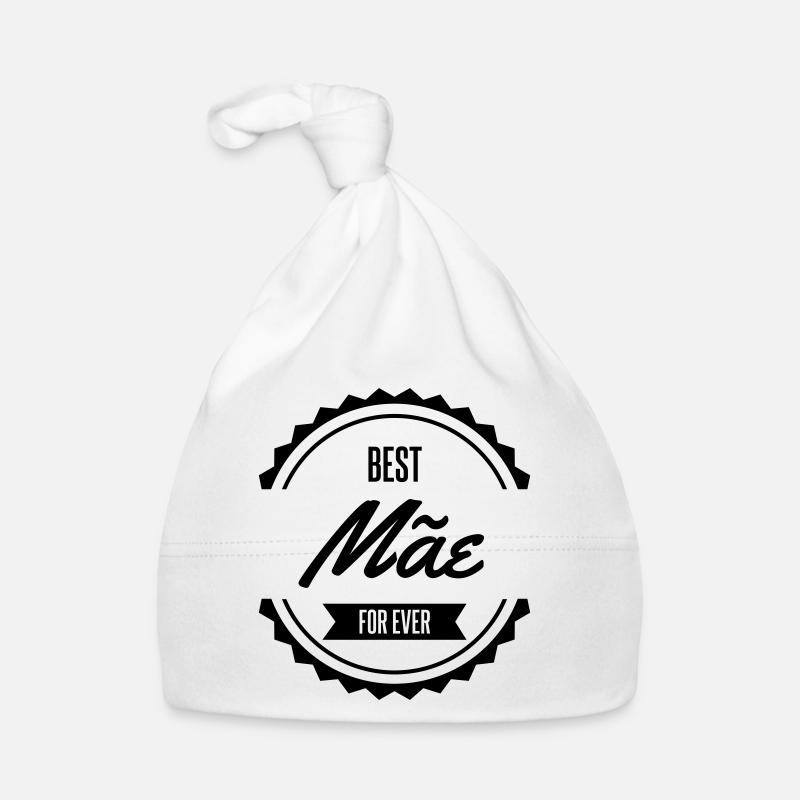 best mae maman mother - Bonnet bio Bébé - blanc