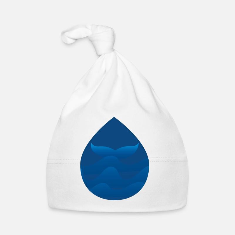 Diving into the deep Organic Baby Cap